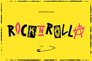 RocknRolla display font, a Handwritten Font by DGIM studio (Thumbnail 1 of 5)