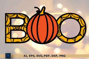 Halloween BOO Pumpkins Svg Bundle