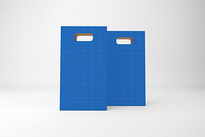 Paper Gift Bag Mockup, a Packaging Mockup by Qaleb Studio