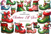 Christmas Elf Shoes Clipart, an Illustration by CreationArt (Thumbnail 1 of 5)