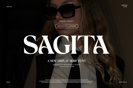 Sagita Elegant Serif Font, a Serif Font by Graphicxell