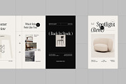 Furniture Instagram Template Pack, a Social Media Template by fakhroo (Thumbnail 1 of 4)
