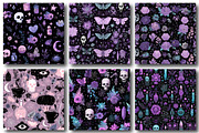 Spooky Beauty Seamless Digital Paper, a Texture Illustration by DreamPrint404 (Thumbnail 2 of 4)
