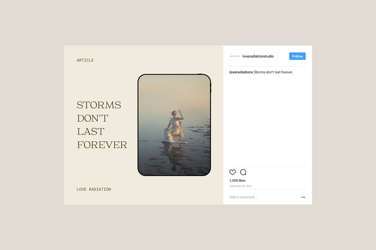 Instagram Creator Social Templates, a Social Media Template by Love Radiation Studio (Photo 8 of 16)