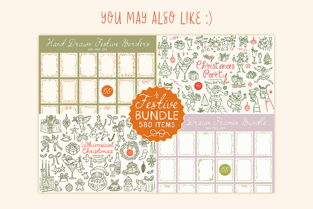 Whimsical Font Duo, Christmas Icons, a Script Font by Ayya Studio (Photo 13 of 13)