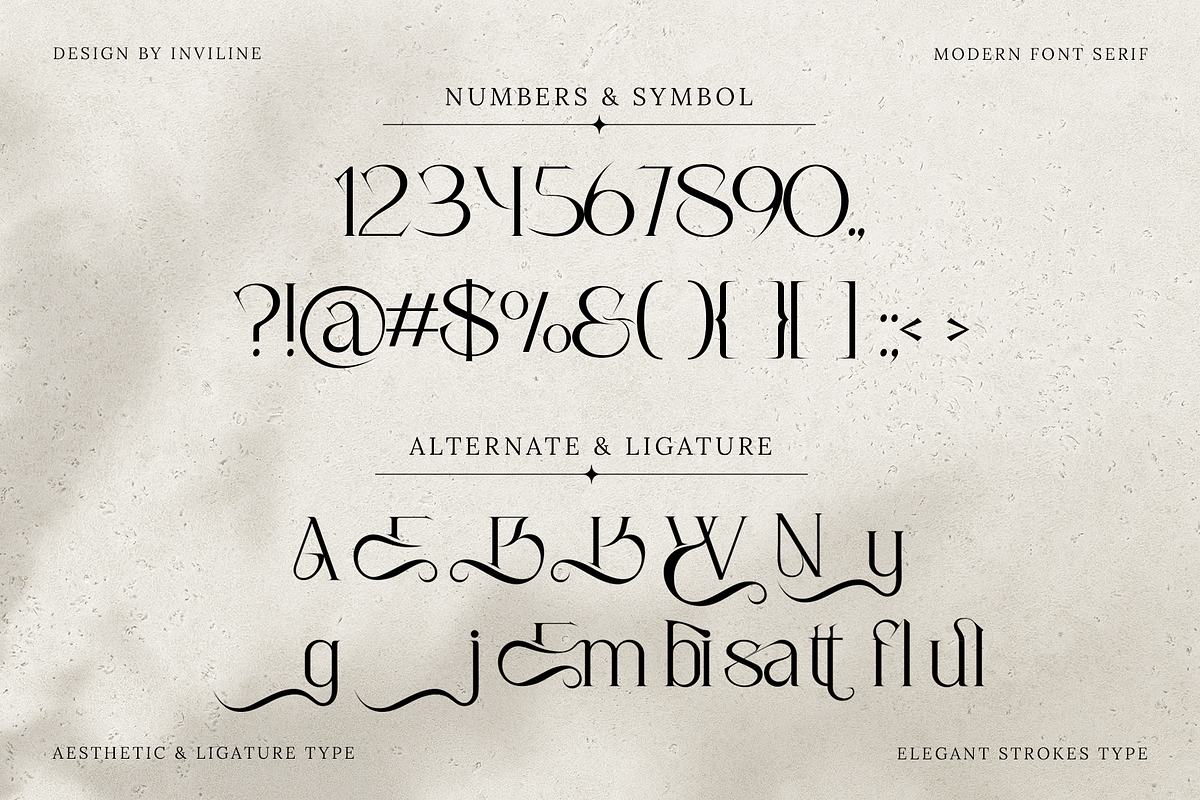 Butterfly - Aesthetic Serif Typeface, a Serif Font by Inviline.co (Photo 4 of 10)
