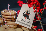 Black & Meowy Christmas | Hand Drawn, a Graphic by svetlana.belaia (Thumbnail 5 of 9)