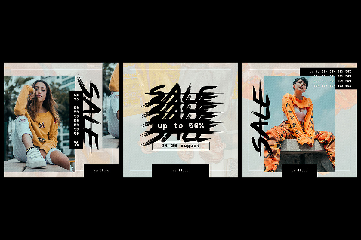 Street Fashion - Instagram Set, a Social Media Template by Mariux (Photo 3 of 7)