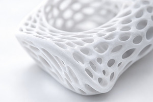 Abstract white printed structure wit, a Photo by Dvoevnore photos
