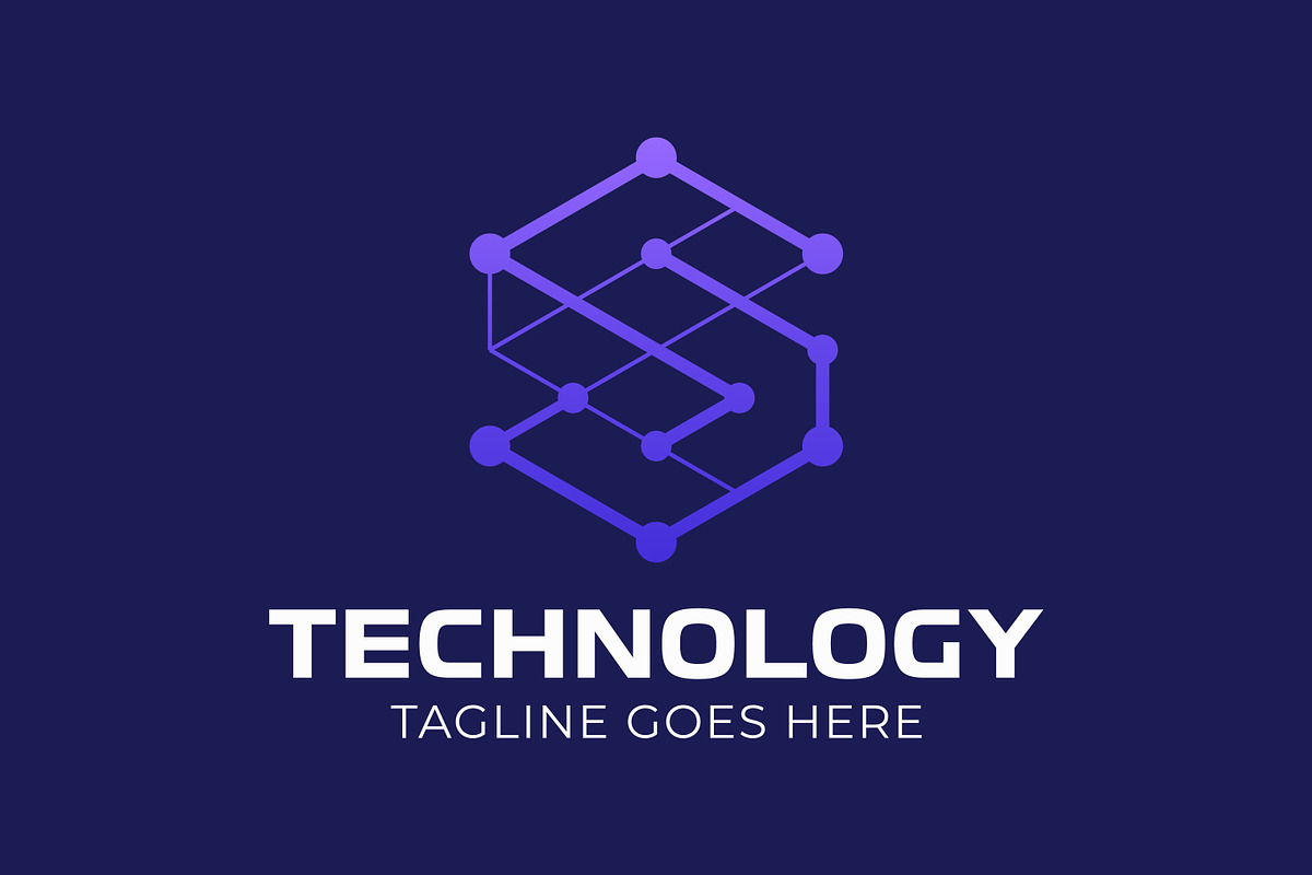 Letter S Technology Logo Business, a Branding & Logo Template by Signatoro (Photo 3 of 3)