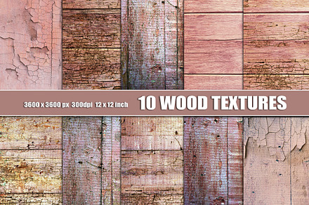 Pink Painted Wood Texture background