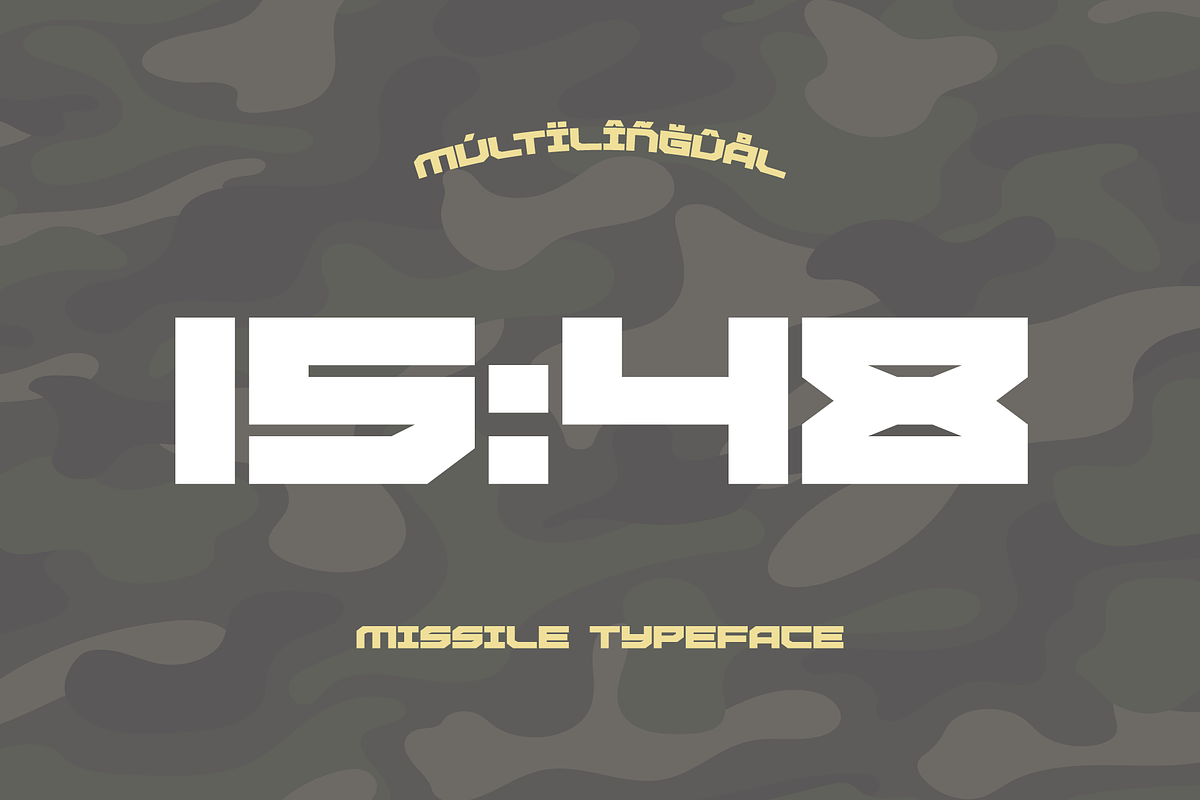 Missile An Army Inspired Typeface, a Sans Serif Font by alpercakici (Photo 11 of 14)