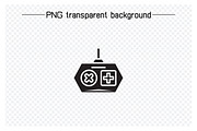 Joystick and Game Device Icons Set, a Technology Illustration by Designfour (Thumbnail 6 of 7)