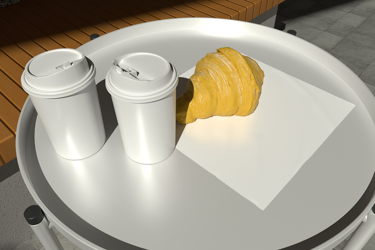 Coffee Shop Pastry Branding Mockup, a Packaging Mockup by Permadi Creative (Photo 4 of 5)