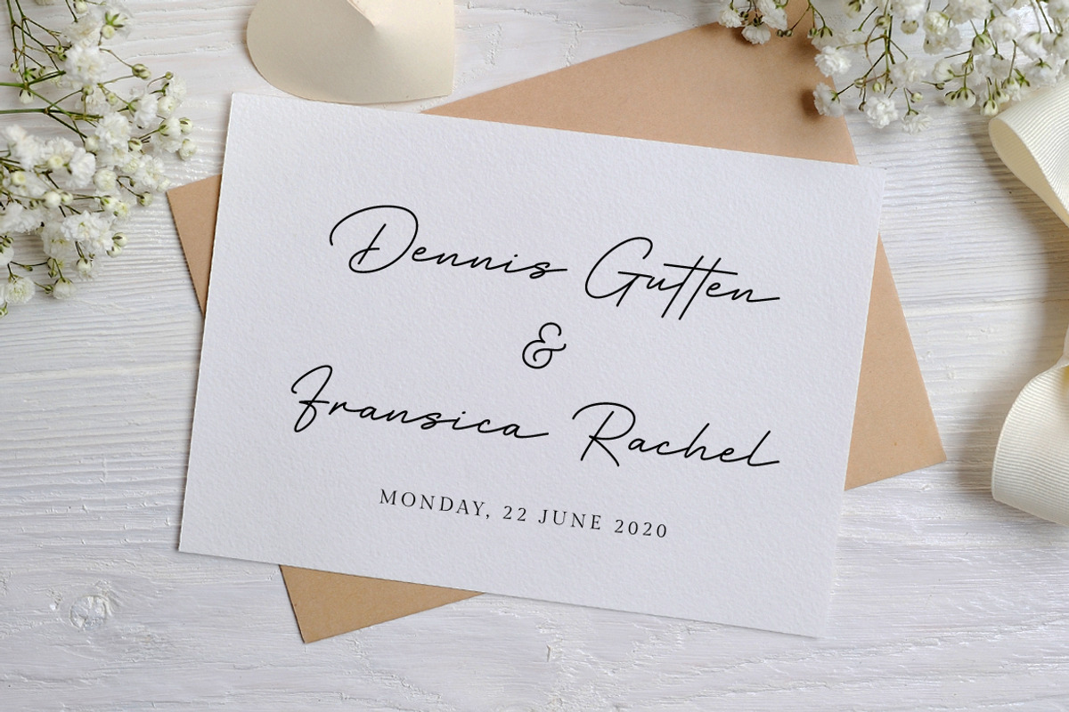 Hertine - Monoline Signature, a Script Font by Ef Studio (Photo 6 of 8)
