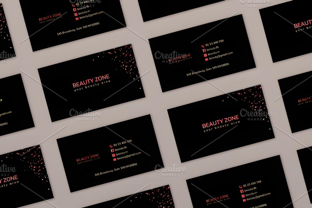 Elegant Beauty Business Card Templat, a Social Media Template by Ink Gallery (Photo 3 of 5)