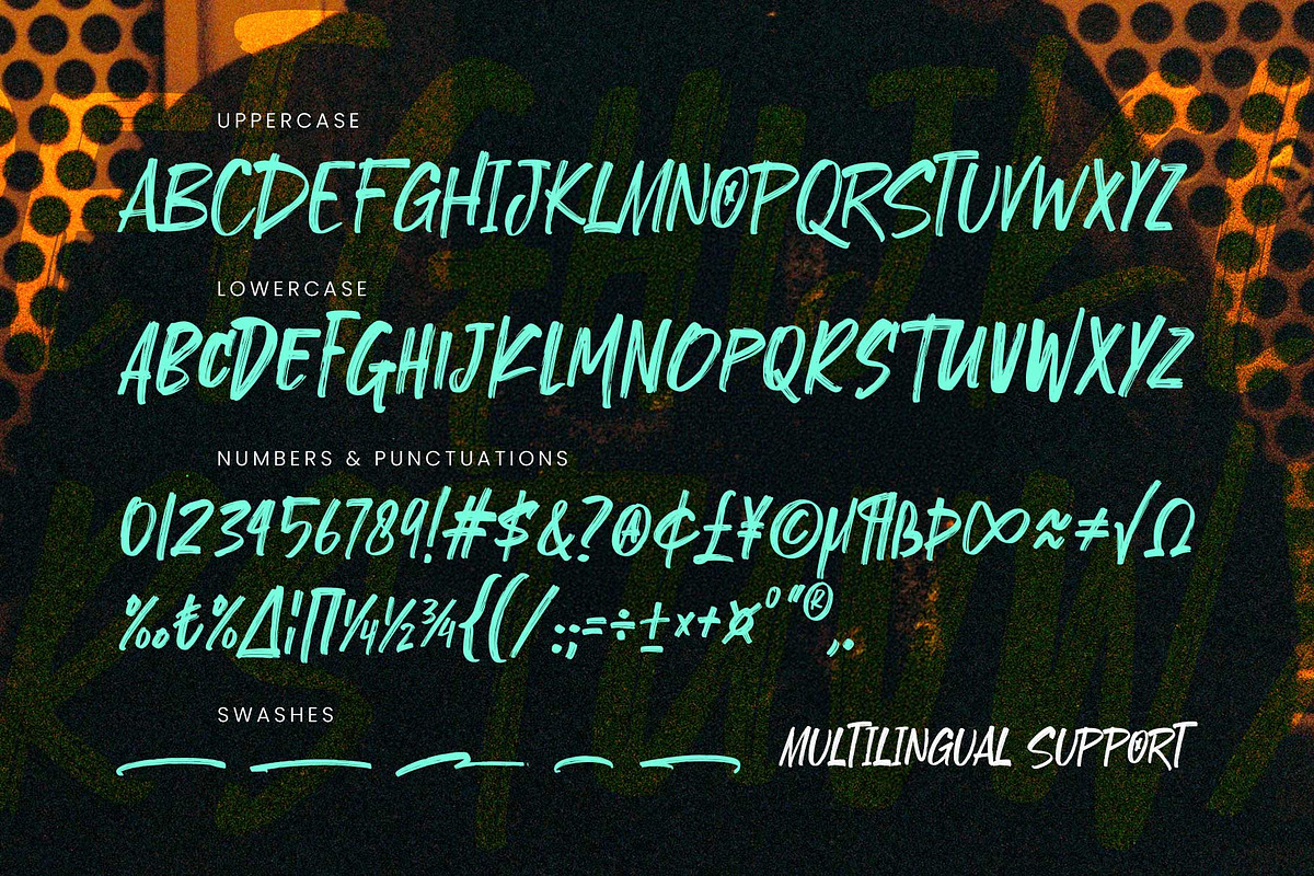 Troughline - Freestyle Brush Font, a Handwritten Font by Arterfak Project (Photo 13 of 13)