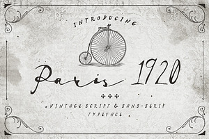 Paris 1920 Script & Sans