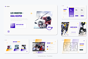 Hockey Team & Sports PowerPoint, a Presentation Template by Pixslides (Thumbnail 4 of 7)