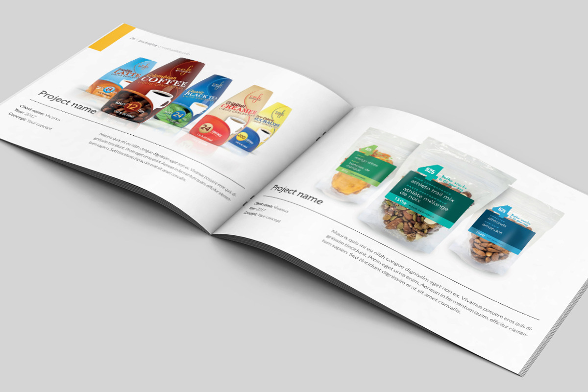 Graphic Design Portfolio Brocure A4, a Brochure Template by buttonpl (Photo 8 of 10)