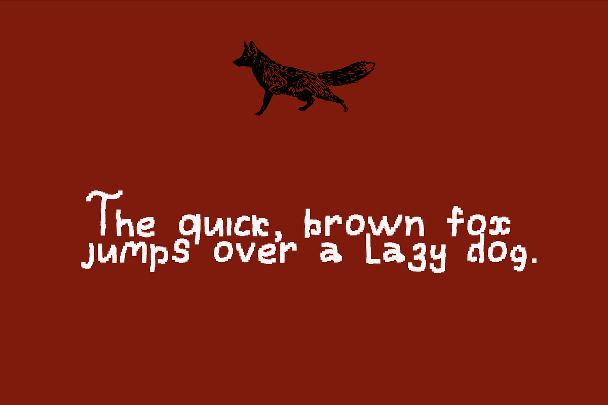 Retro Velvet Pixelated Vintage Font, a Handwritten Font by Ashiya Pixel (Photo 6 of 12)