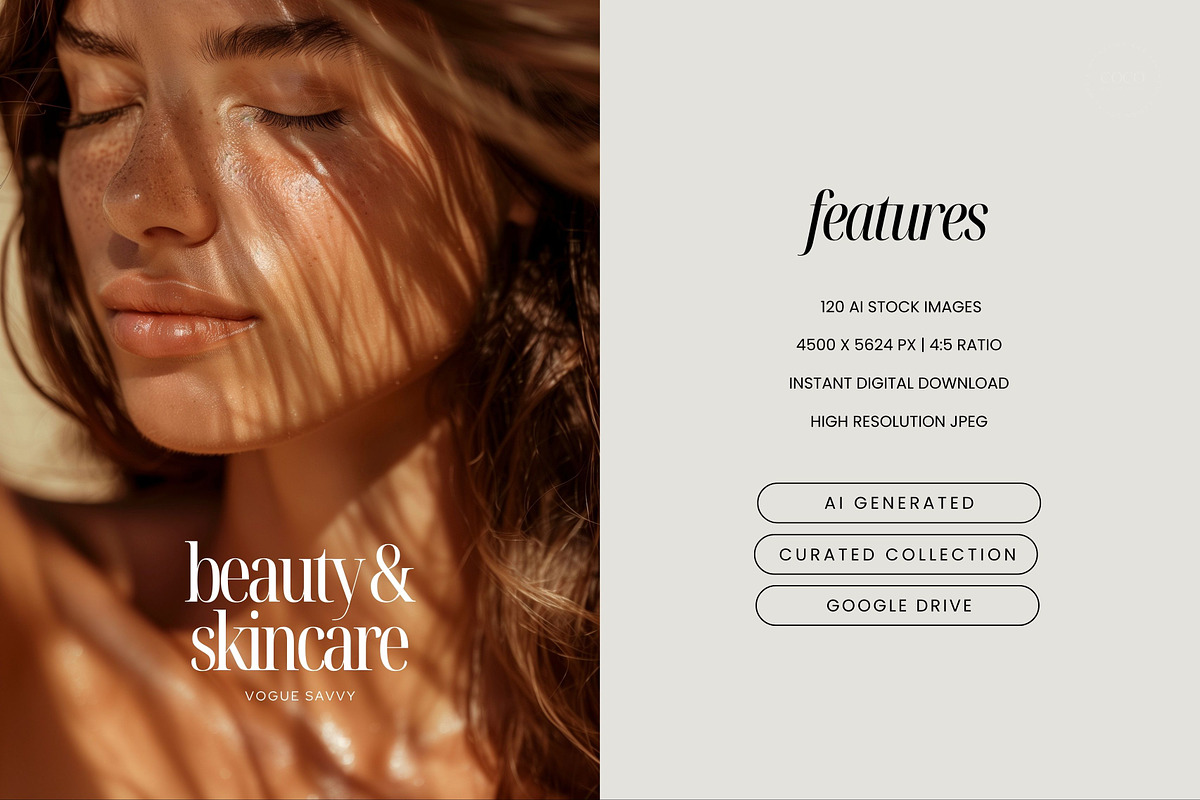 Skincare Beauty Stock Photos Bundle, a Beauty & Fashion Photo by COCO Designs (Photo 2 of 19)