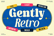 Gently Retro - Family Retro Serif, a Serif Font by Say Studio (Thumbnail 1 of 10)