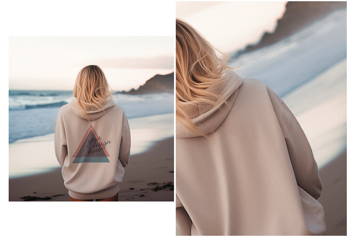 Mockup Hoodie Summer White, By AI, a Hoody Mockup by McLittle Stock (Photo 2 of 2)