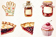 Baking Time Watercolor Clipart, an Illustration by Libby Wishes (Thumbnail 5 of 6)