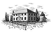 Elegant Vineyard, an Illustration by blue67sign (Thumbnail 1 of 2)