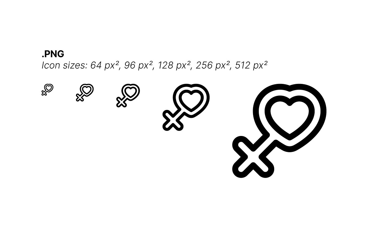30 International Women's Day Icons, an Outline Icon by Side Project (Photo 4 of 7)