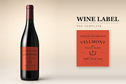 Vintage Wine Label Template, a Branding & Logo Template by DesignerCandies (Thumbnail 1 of 4)