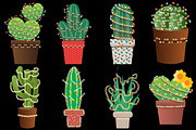 Christmas Cactus AI EPS PNG, an Illustration by FrankiesDaughtersDesign (Thumbnail 4 of 11)