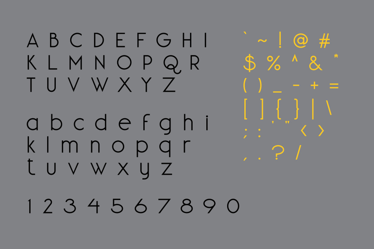 Idealistica Geometric Sans Serif, a Sans Serif Font by ashenterprise (Photo 3 of 8)