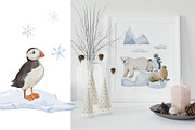 Polar Animals Clipart, an Animal Illustration by ArtGiftsStudio (Thumbnail 5 of 6)