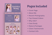 Purple UGC Portfolio Template Canva, a Websites & App Template by The Chaos Project (Thumbnail 3 of 8)