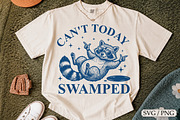 Can't Today I'm Swamped SVG, an Animal Illustration by Libby Wishes (Thumbnail 1 of 3)