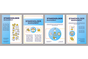 Stakeholder Management Blue Brochure