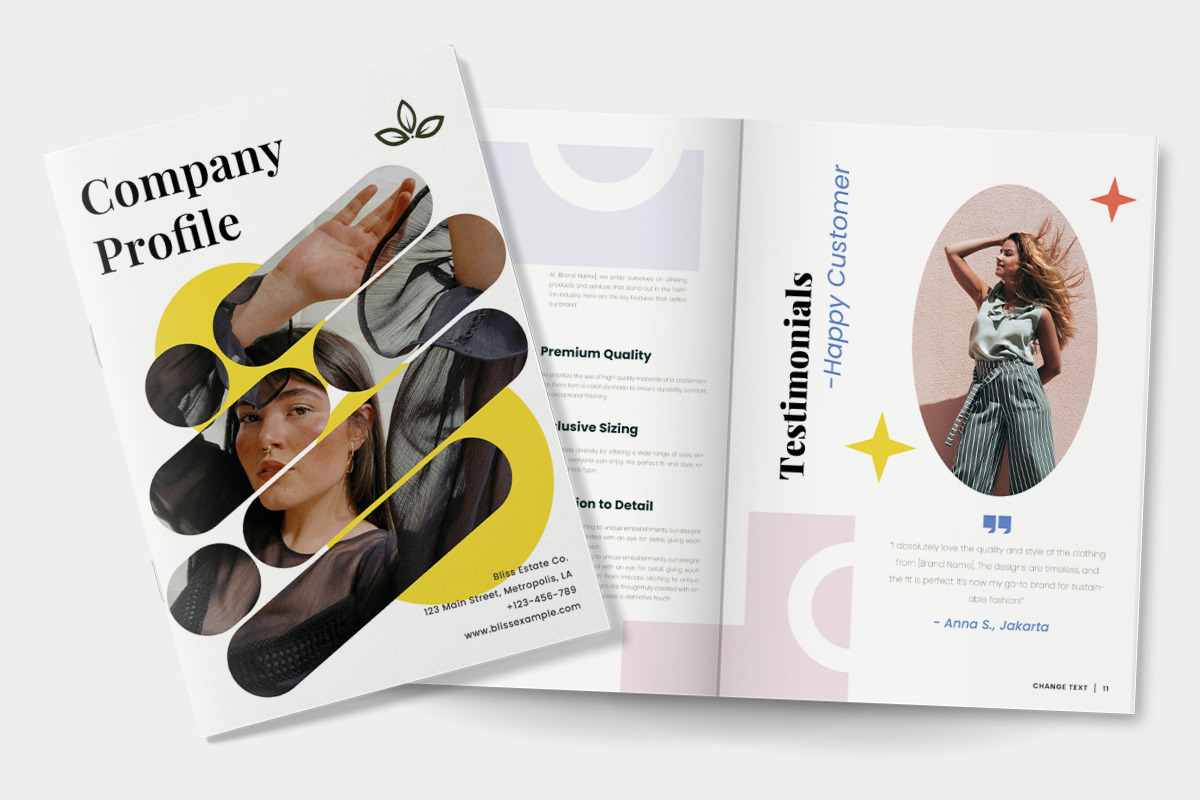 Lova - Fashion Brand Company Profile, a Brochure Template by twinstd (Photo 5 of 5)
