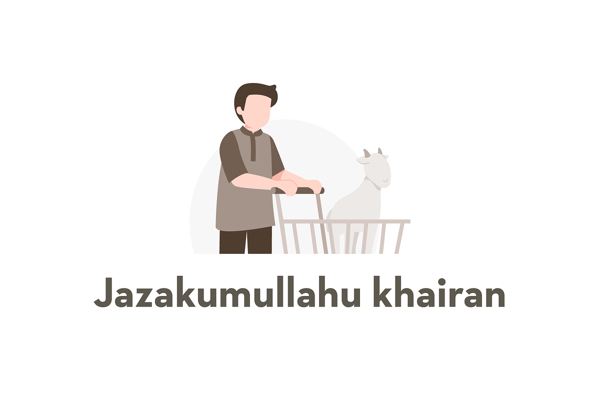 Faceless Eid Al-Adha Illustrations, a Seasonal Illustration by Berkah Studio (Photo 9 of 9)