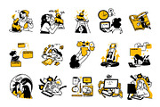 Professional growth illustrations, a Work Illustration by StonePic (Thumbnail 3 of 3)