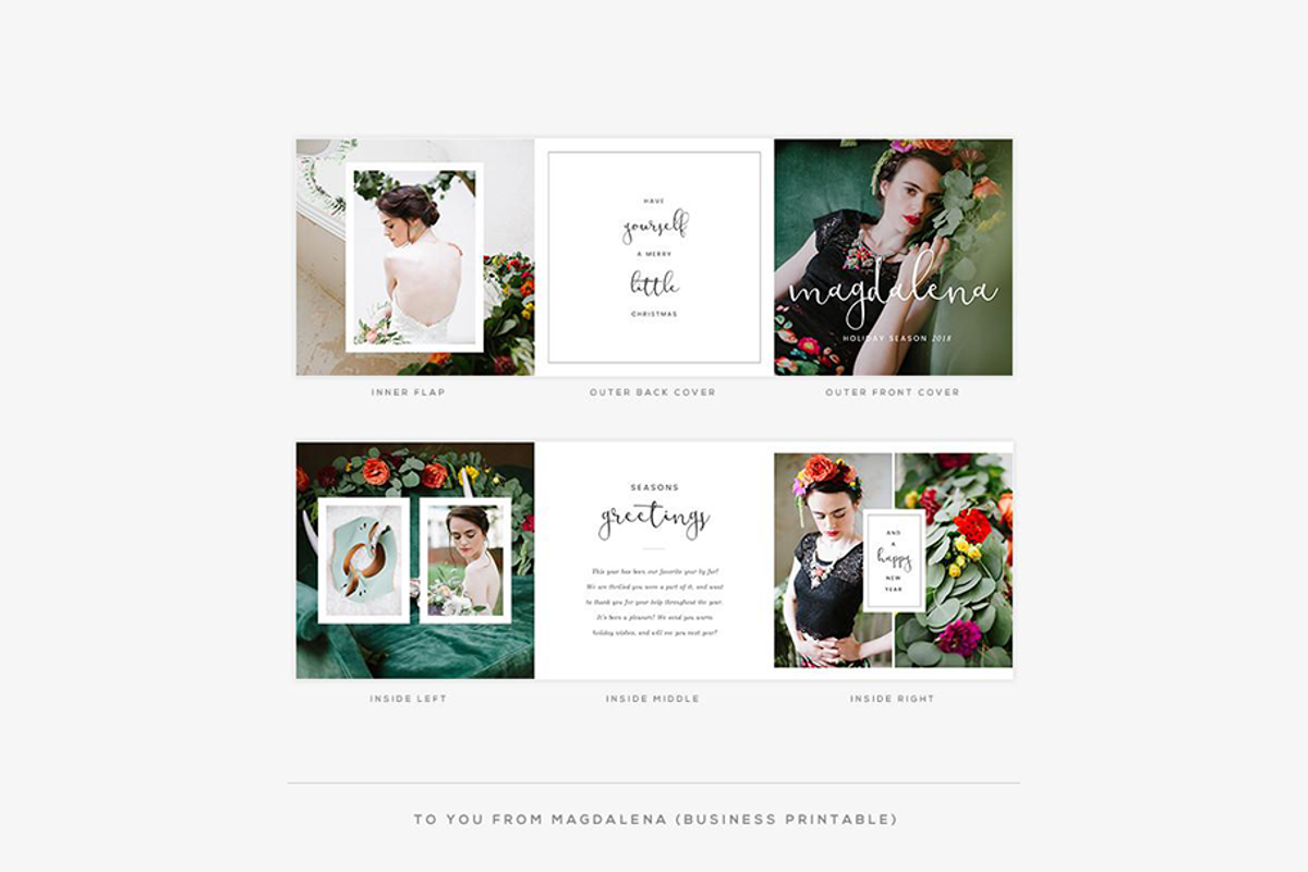 Magdalena Holiday Printable, a Card Template by Red Met Yellow Creative (Photo 2 of 2)