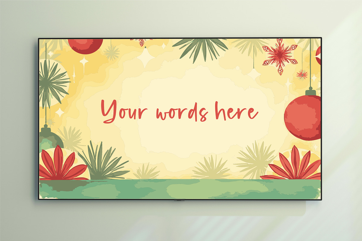 Retro Christmas Ornament-Backgrounds, a Seasonal Illustration by Blynn Pippen (Photo 3 of 19)