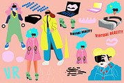 VR GIRLS WOMEN IN TECH ILLUSTRATIONS, a Technology Illustration by Jill Adams (Thumbnail 5 of 11)
