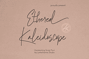 Ethereal Kaleidoscope Font, a Handwritten Font by Letterhanna Studio (Thumbnail 1 of 9)