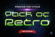 Retro #2 - 17 Text Styles, a Layer Style Add-On by Jonas Stensgaard (Thumbnail 7 of 20)
