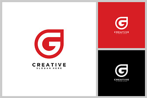 initial letter g design template, a Branding & Logo Template by quadrazo