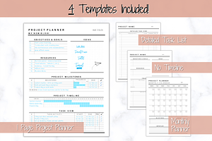 Editable Project Planner BUNDLE!