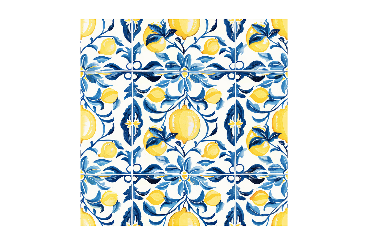 Sicilian Majolica Tile Patterns, a Pattern Graphic by Chromolume Studio (Photo 16 of 28)