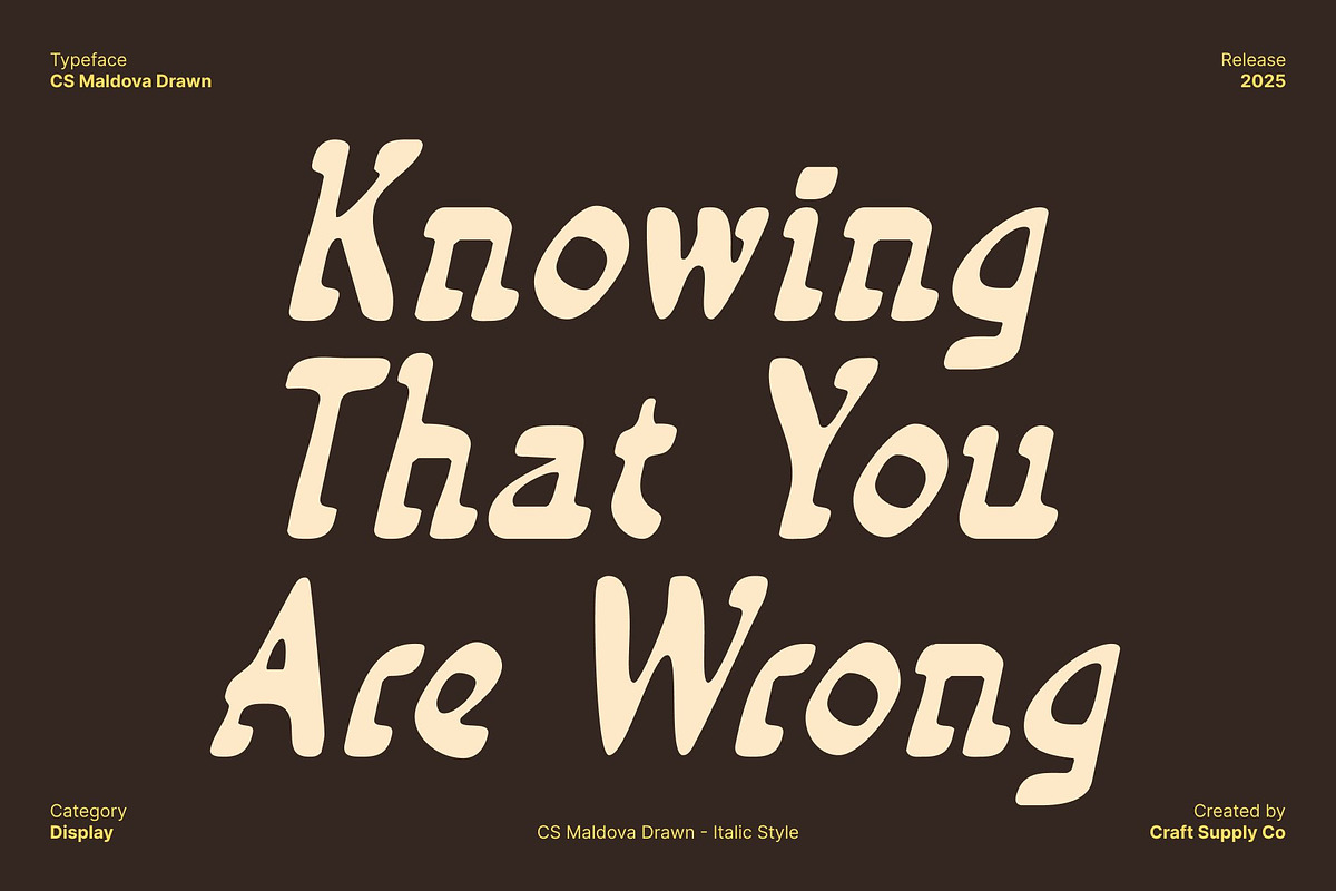 CS Maldova Drawn, a Sans Serif Font by Craft Supply Co. (Photo 2 of 8)